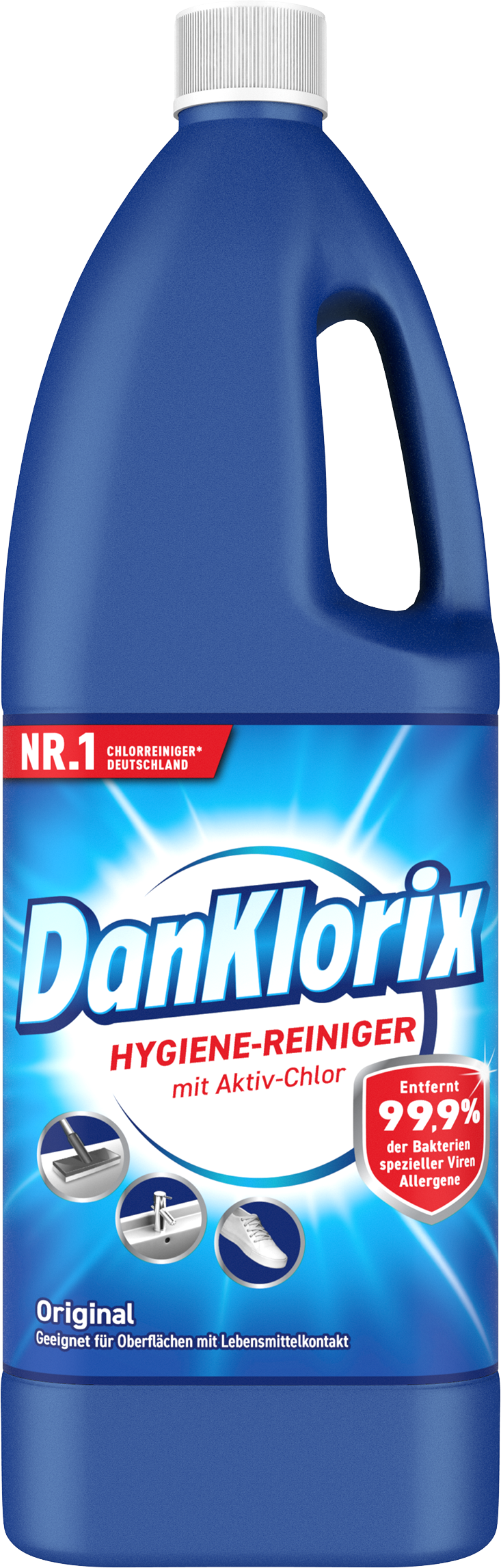 DanKlorix Hygiene-Reiniger mit Chlor
